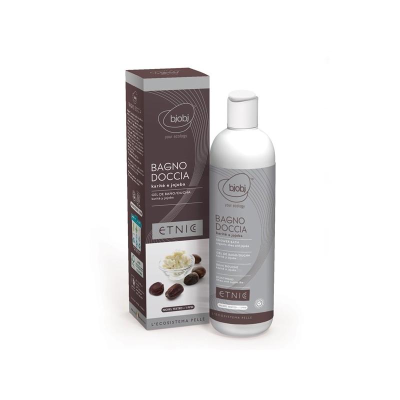 BIOBJ BAGNO DOCCIA ETNIC KARITÈ E JOJOBA 250ml fragranza avvolgente