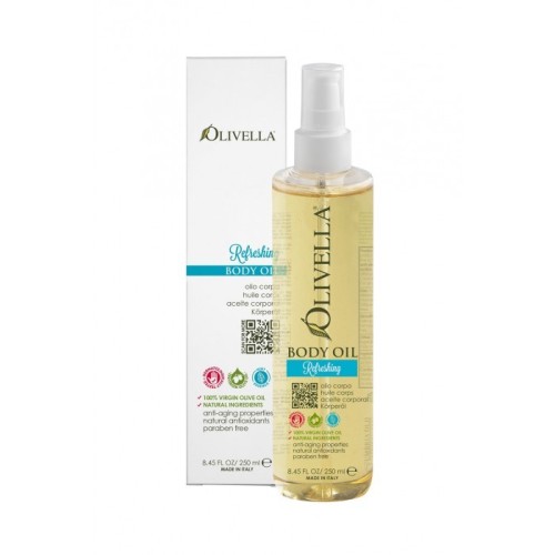 Olio corpo Rinfrescante con olio d'oliva 250ml - Olivella