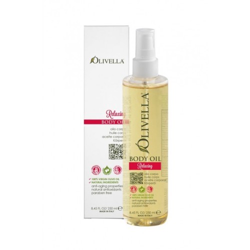Olio corpo Rilassante con olio d'oliva 250ml - Olivella