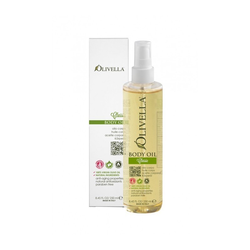 Olio corpo Classic con olio d'oliva 250ml - Olivella