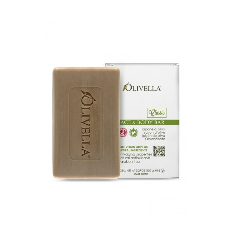 Saponetta Classic viso e corpo olio di oliva 100/150gr - Olivella
