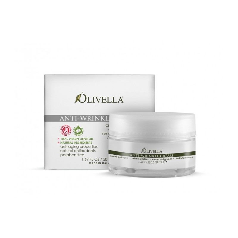 Crema viso antirughe Olio di oliva 50ml - Olivella
