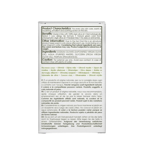 Saponetta alla Lavanda viso e corpo olio di oliva 150gr - Olivella