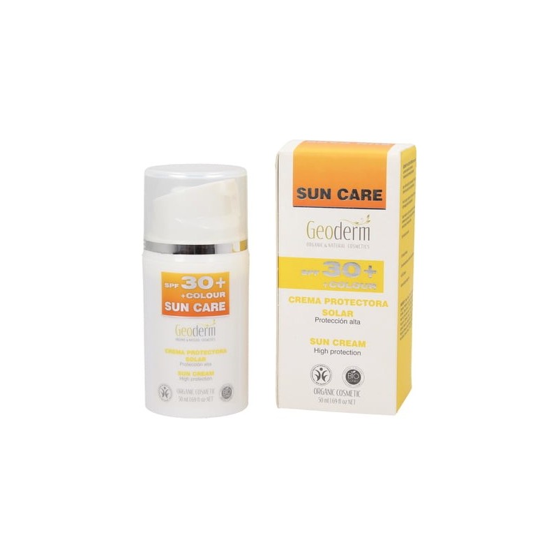 Crème solaire teintée Protection SPF 30 - 50 ML - Geoderm