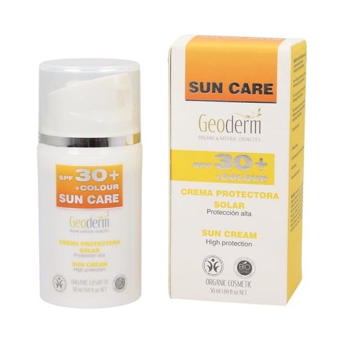 Crème solaire teintée Protection SPF 30 - 50 ML - Geoderm