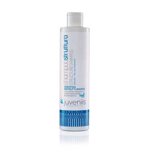 Shampoo Ristrutturante per Capelli Deboli - Keratina  Rosmarino 250 ml